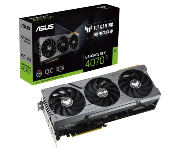 ASUS GeForce RTX 4070 Ti TUF GAMING OC 12GB GDDRX6 192bit TUF-RTX4070TI-O12G-GAMING - 1106923 - zdjęcie